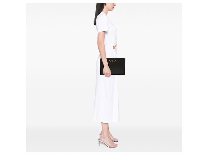 Pouch Zumi Gucci in pelle di vitello grana nera Nero - vista 6