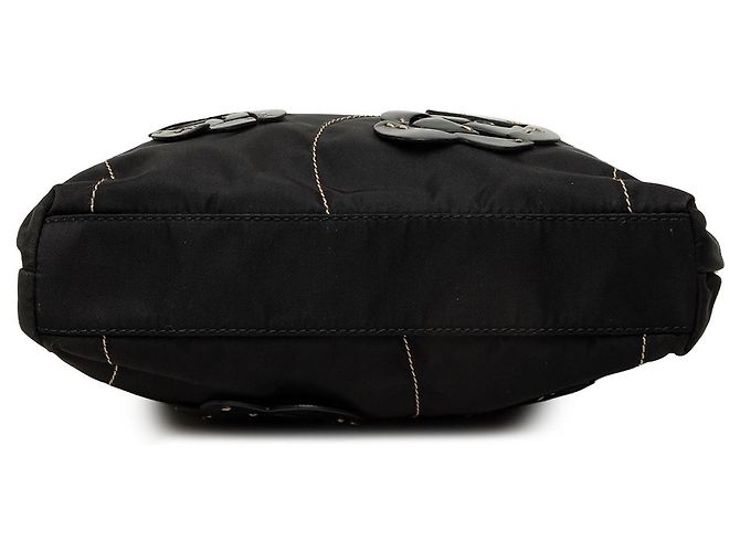 Borsa Tote Prada Black Tessuto Rosette Nero - vista 3