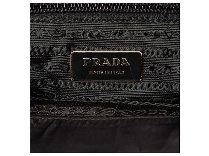 Borsa Tote Prada Black Tessuto Rosette Nero - vista 5