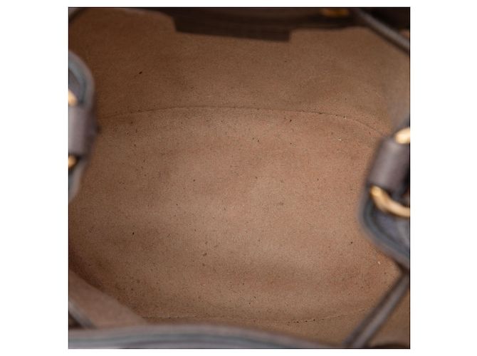 Borsa a secchiello Gucci Mini GG Supreme Web Ophidia Beige - vista 4