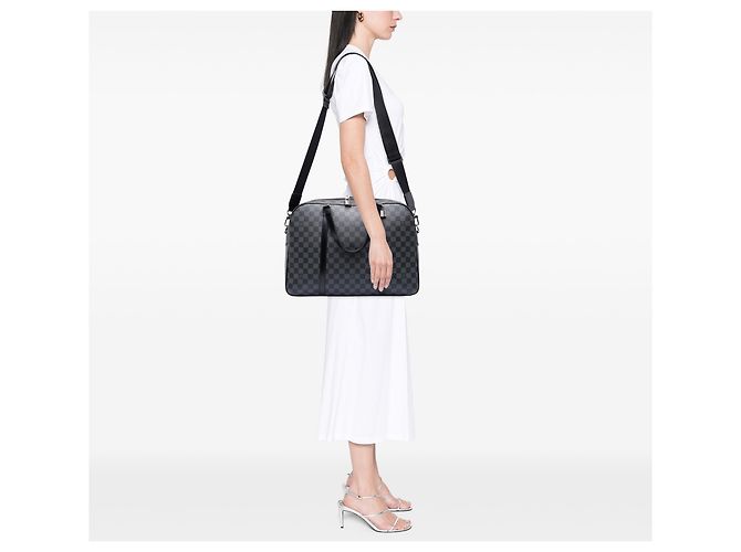 Louis Vuitton Black Damier Graphite Jorn Schwarz - Ansicht 7