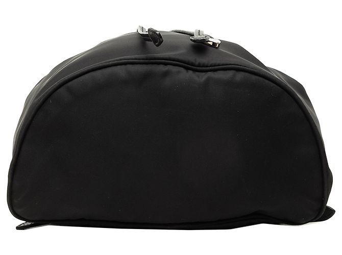 Mochila Prada em Tessuto com acabamentos em Saffiano preto - vista 3