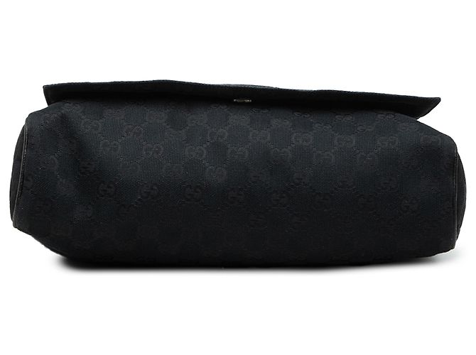 Sac crossbody Gucci en toile GG noire - vue 3