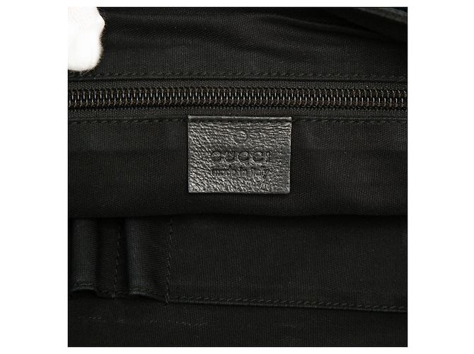 Sac crossbody Gucci en toile GG noire - vue 5