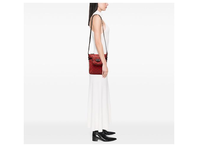 LOEWE Red Anagram Coated Canvas Crossbody-Tasche Rot - Ansicht 6