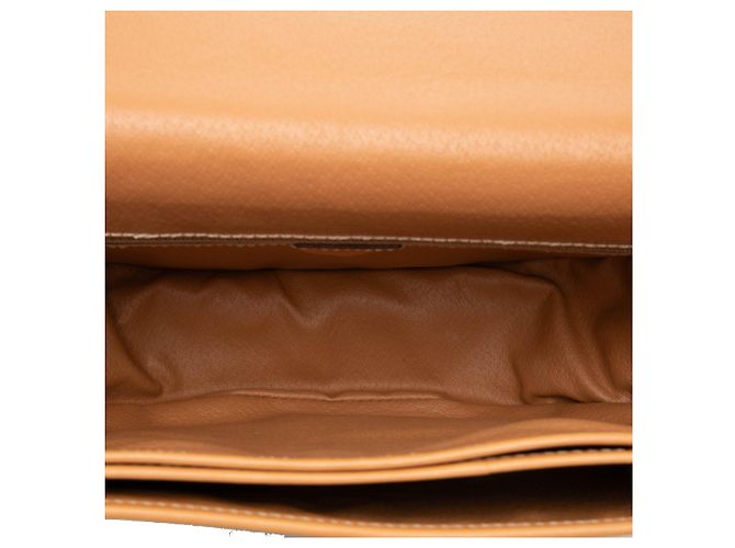 Céline Bolso bandolera Celine Brown Macadam Coated Canvas Castaño - vista 4