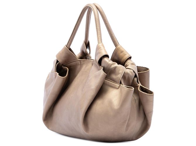 LOEWE Gold Metallic Nappa Aire Dourado - vista 2