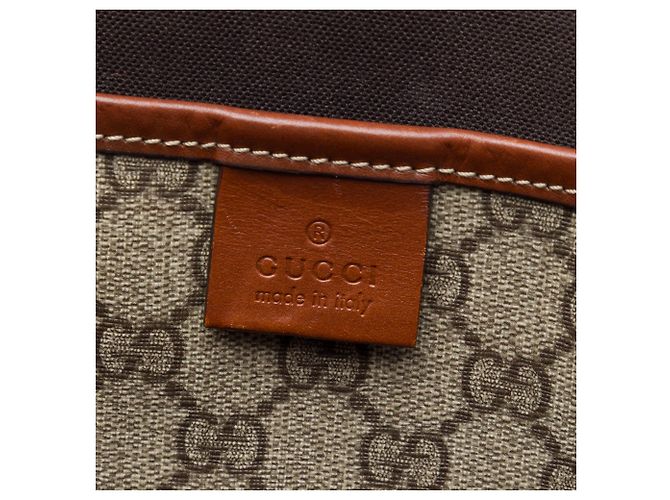 Borsa Tote Gucci Beige GG Supreme Web - vista 5