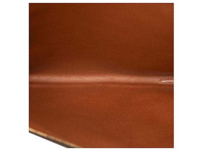 Louis Vuitton Brown Monogram Poche Documents Portfolio 30 Marrone - vista 4
