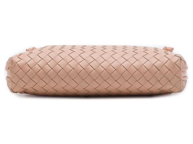 Bottega Veneta Borsa a tracolla Nodini in nappa Intrecciato rosa - vista 3