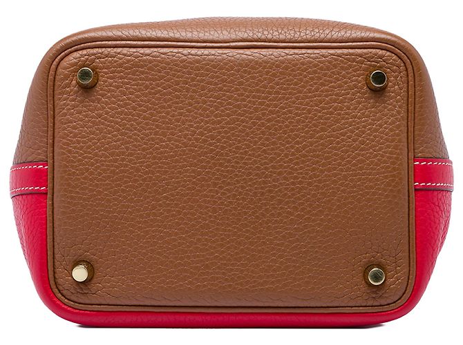 Hermès Red Clemence Picotin Lock 18 Casaque Rot - Ansicht 3