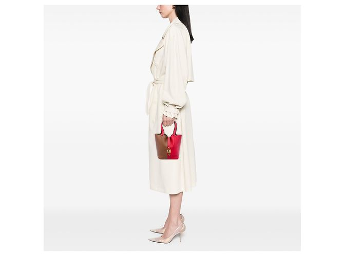 Hermès Red Clemence Picotin Lock 18 Casaque Rot - Ansicht 5