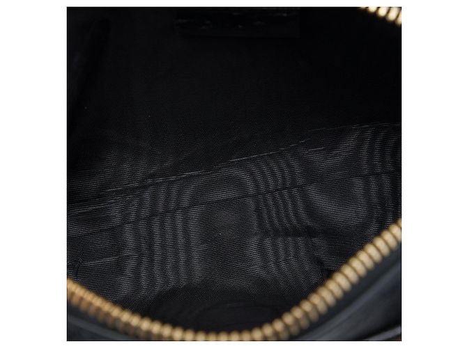 Gucci Mini Borsa a Tracolla Ophidia in Suede Marrone con Web - vista 4