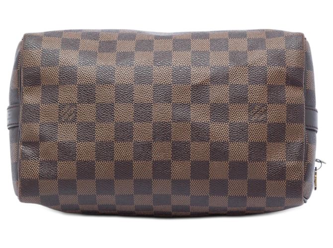 Louis Vuitton Brown Damier Ebene Speedy Bandouliere 25 Braun - Ansicht 3