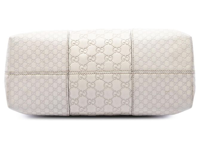 Bolso Gucci White Medium Guccissima Bree Dome Tote Blanco Blanco roto - vista 3