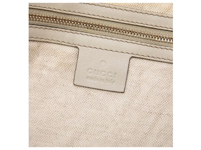 Bolso Gucci White Medium Guccissima Bree Dome Tote Blanco Blanco roto - vista 5