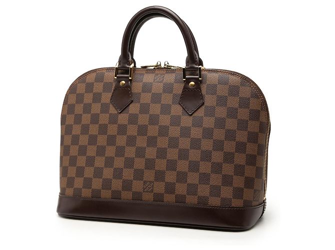Louis Vuitton Brown Damier Ebene Alma PM Marrom - vista 2