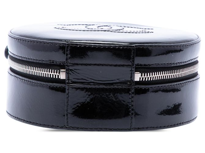 Chanel Black CC Patent Round As Earth Bag Schwarz - Ansicht 3