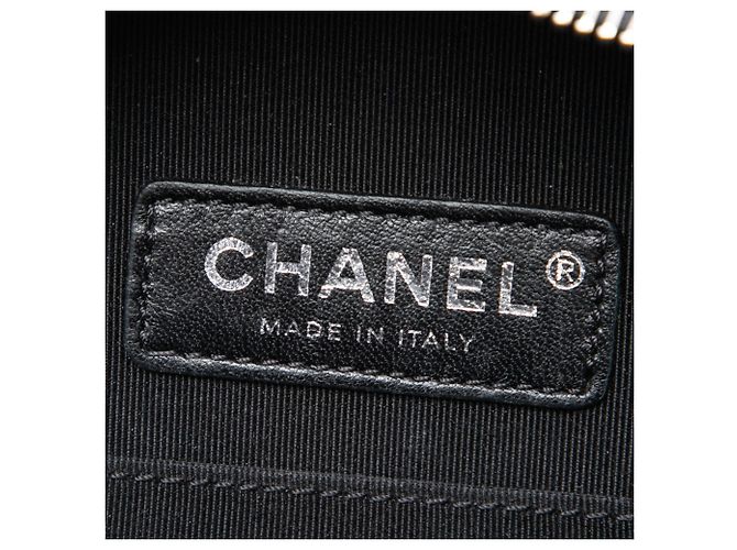 Chanel Black CC Patent Round As Earth Bag Schwarz - Ansicht 5