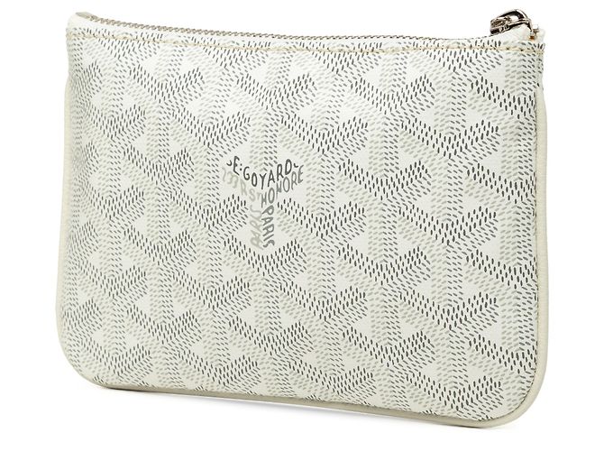 Goyard White Goyardine Senat PM Blanco - vista 2