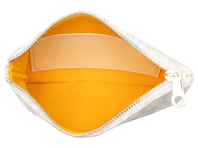 Goyard White Goyardine Senat PM Blanco - vista 4