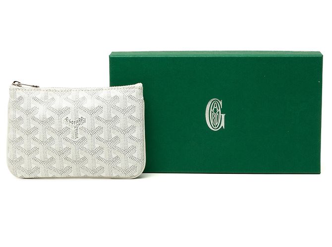 Goyard White Goyardine Senat PM Blanco - vista 7