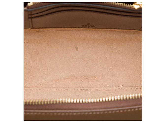 Gucci Beige GG Supreme Interlocking G Crossbody-Tasche - Ansicht 4