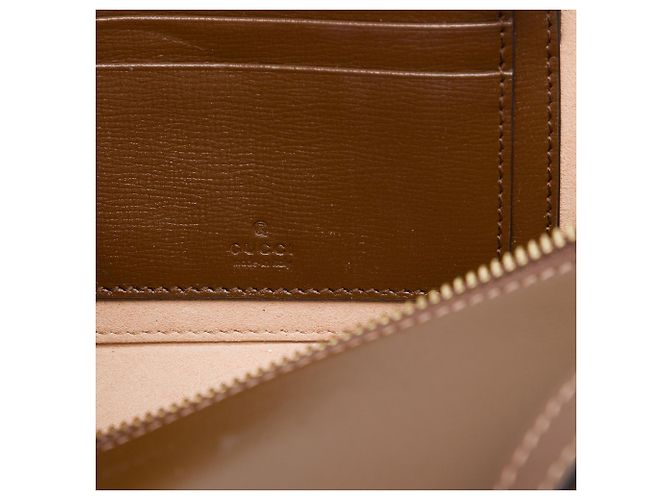 Gucci Beige GG Supreme Interlocking G Crossbody-Tasche - Ansicht 5