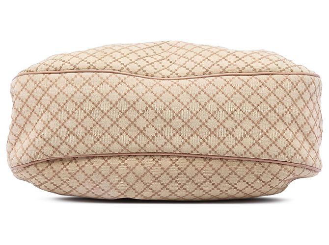 Borsa a tracolla Gucci Sukey in canvas Diamante beige - vista 3