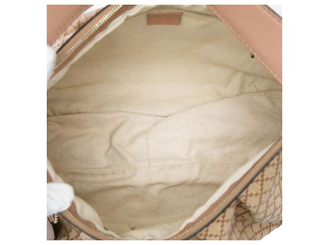 Borsa a tracolla Gucci Sukey in canvas Diamante beige - vista 4