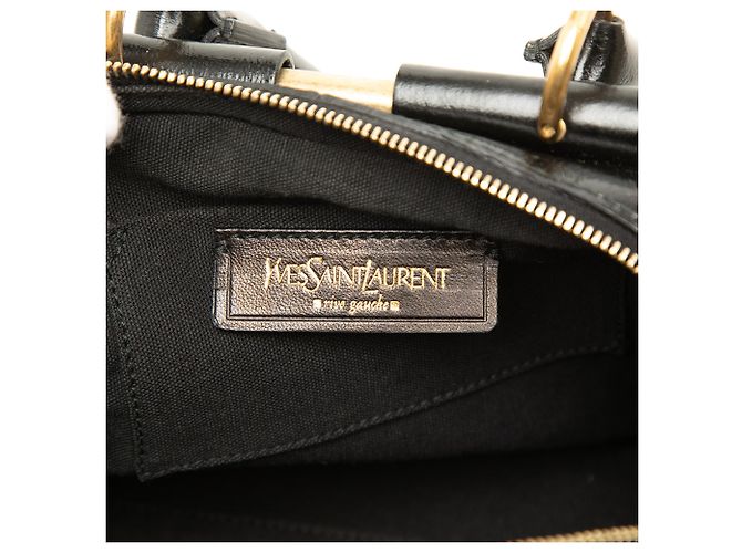 Autre Marque Borsa a mano Saint Laurent Majorelle Small in vernice nera Nero - vista 5