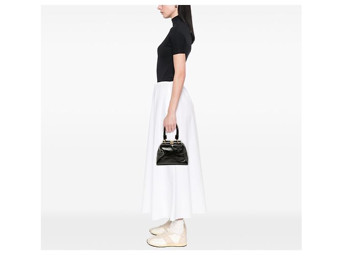 Autre Marque Borsa a mano Saint Laurent Majorelle Small in vernice nera Nero - vista 6