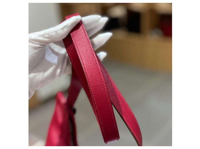 Hermès Massai Cut Small Bolsa de Ombro Rosa - vista 6