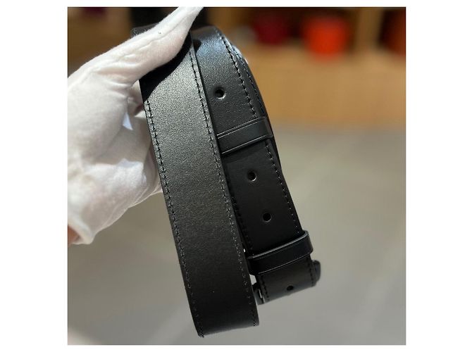 Louis Vuitton Steamer Embossed Leather Messenger Bag Black - view 7