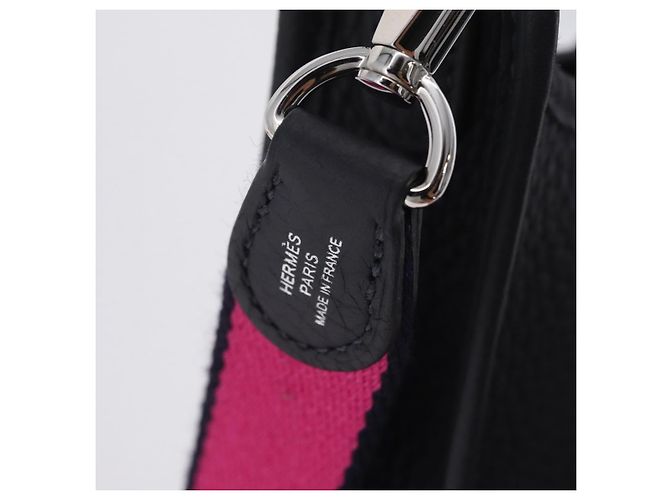 Hermès Sac Hermes Evelyne Gen III Clemence TPM Noir - vue 6
