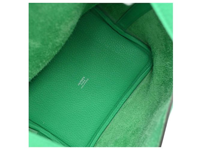 Hermès Hermes Picotin Lock Clemence MM Vert - vue 3
