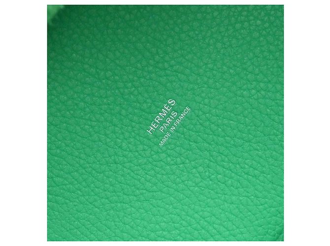 Hermès Hermes Picotin Lock Clemence MM Vert - vue 5