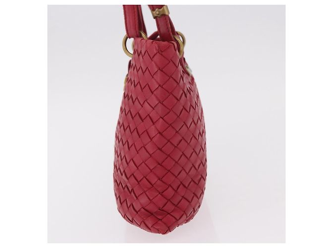 Bottega Veneta Capri Intrecciato Nappa Medium Red - view 3