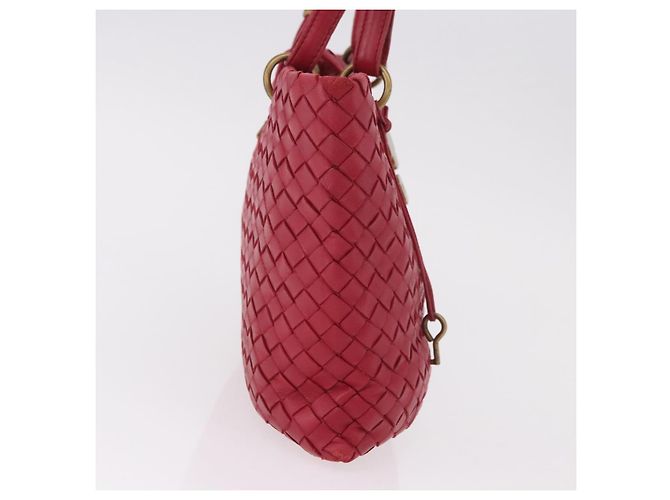 Bottega Veneta Capri Intrecciato Nappa Medium Red - view 4