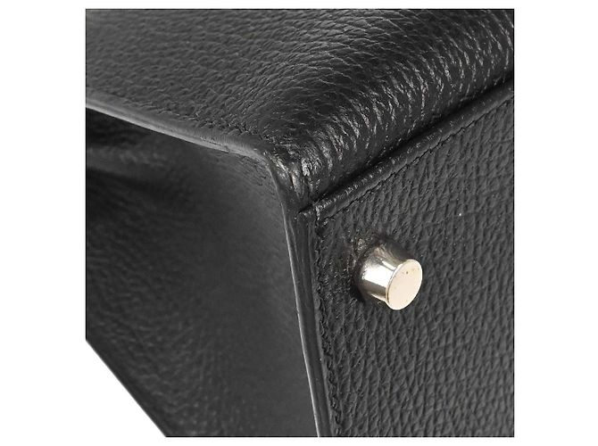 Hermès Hermes Kelly Black Vache Liegee with Palladium Hardware 28 Nero - vista 5