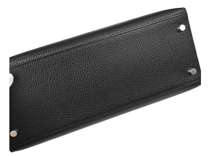 Hermès Hermes Kelly Black Vache Liegee with Palladium Hardware 28 Nero - vista 6