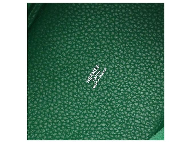 Hermès Hermes Picotin Lock Clemence MM Grün - Ansicht 4