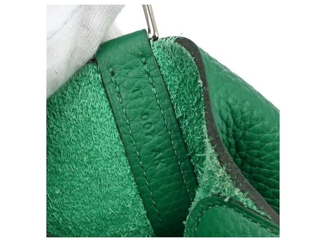 Hermès Hermes Picotin Lock Clemence MM Grün - Ansicht 5