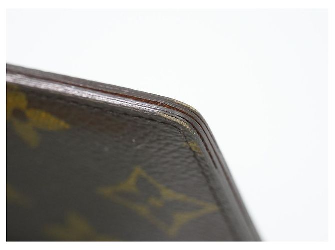 Tarjetero Louis Vuitton Monogram Reverse Canvas Castaño - vista 7