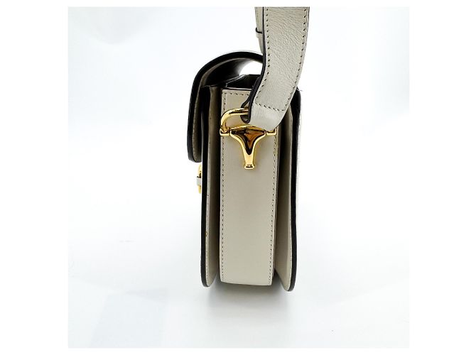 Gucci Horsebit 1955 GG Coated Canvas with Leather Small Beige - vista 3