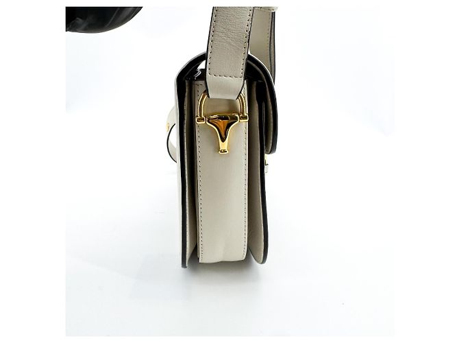 Gucci Horsebit 1955 GG Coated Canvas with Leather Small Beige - vista 4