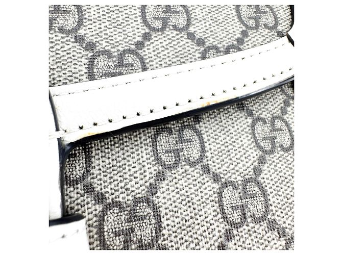 Gucci Horsebit 1955 GG Coated Canvas with Leather Small Beige - vista 7