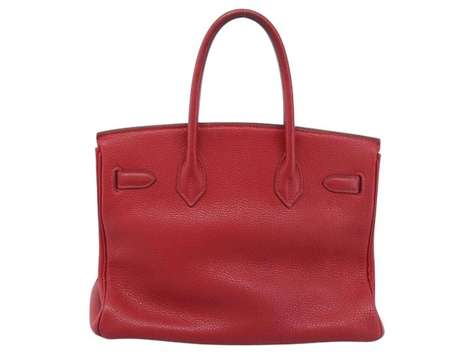 Hermès Hermes Birkin Red Togo con Palladium Hardware 30 Rosso - vista 2