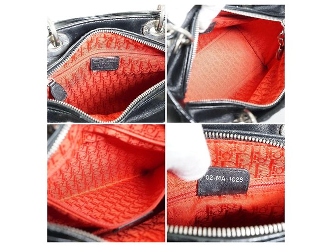 Autre Marque Bolso de piel Dior Lady Dior Negro - vista 6