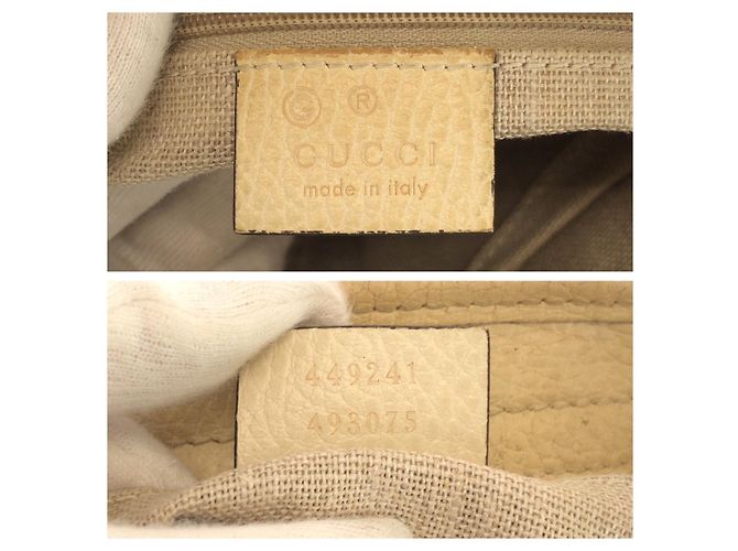 Gucci GG Canvas 2-Wege Schultertasche Braun Beige - Ansicht 4